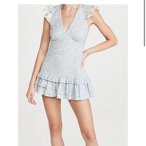NWT Loveshackfancy Arthur mini dress